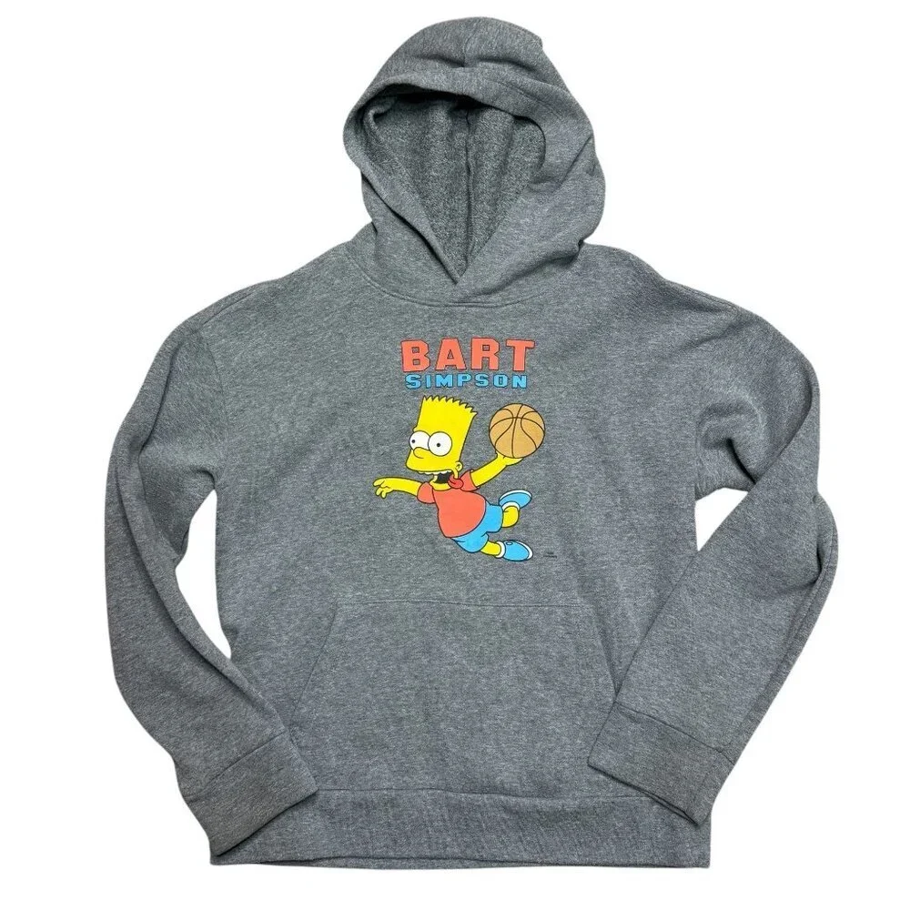 Old Navy Bart Simpsons Hooded Sweatshirt Boys Size XL 14-16